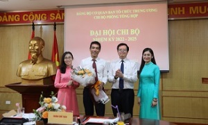 Đại hội Chi bộ Phòng Tổng hợp nhiệm kỳ 2022-2025 thành công tốt đẹp