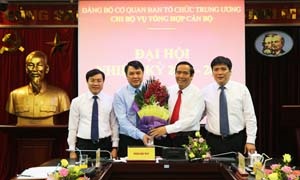 Đại hội Chi bộ Vụ Tổng hợp cán bộ nhiệm kỳ 2017-2020