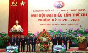 Đại hội đại biểu Đảng bộ Khối Các cơ quan Trung ương lần thứ XIII, nhiệm kỳ 2020-2025