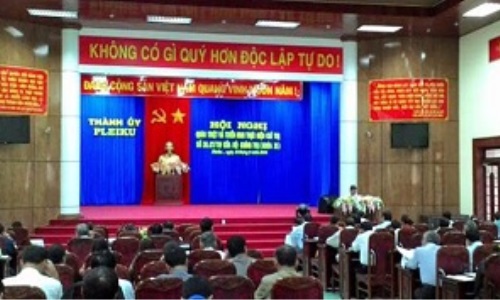 Đảng bộ TP Pleiku tích cực chỉ đạo chuẩn bị đại hội đảng bộ các cấp