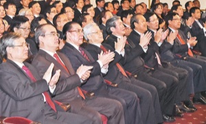 Bài phát biểu của đồng chí Đinh Thế Huynh, Uỷ viên Bộ Chính trị, Thường trực Ban Bí thư tại Lễ trao giải "Búa liềm vàng"