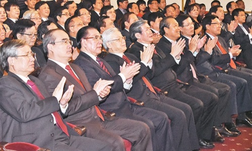 Bài phát biểu của đồng chí Đinh Thế Huynh, Uỷ viên Bộ Chính trị, Thường trực Ban Bí thư tại Lễ trao giải "Búa liềm vàng"