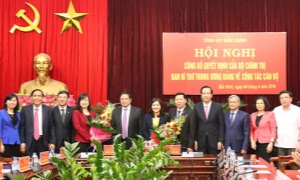 Công bố quyết định của Bộ Chính trị, Ban Bí thư về công tác cán bộ