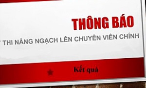 Về phúc khảo kết quả điểm thi nâng ngạch lên chuyên viên chính cơ quan Đảng, Mặt trận Tổ quốc và các đoàn thể chính trị - xã hội.