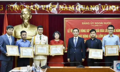 Đảng ủy Ngoài nước phát động Giải Búa liềm vàng lần thứ IV - năm 2019