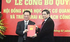 Công bố quyết định thành lập Hội đồng Khoa học các cơ quan Đảng Trung ương