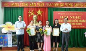 Thanh Hóa tổng kết và trao giải báo chí về xây dựng Đảng- Giải Búa liềm vàng năm 2017