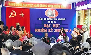 Để phát huy kết quả đại hội chi bộ tổ dân phố