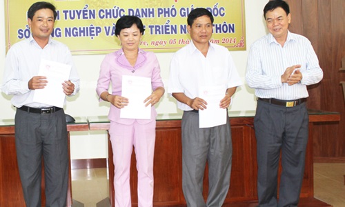 Bến Tre thi tuyển chức danh Phó Giám đốc Sở Nông nghiệp và Phát triển nông thôn