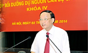 Khai giảng Lớp bồi dưỡng dự nguồn cán bộ cao cấp khóa IV