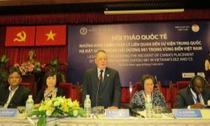 Hội thảo quốc tế những khía cạnh pháp lý về sự kiện Trung Quốc hạ đặt trái phép giàn khoan Hải Dương - 981 trong vùng biển Việt Nam
