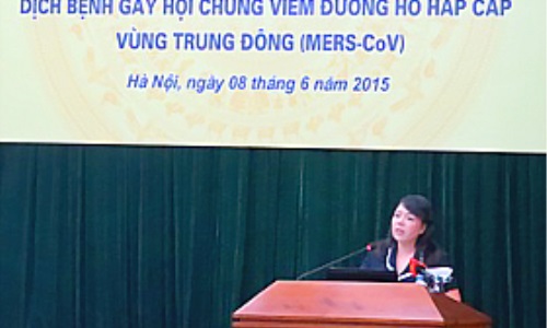 Hội nghị tập huấn trực tuyến về giám sát, điều trị và phòng chống dịch bệnh gây hội chứng viêm đường hô hấp cấp vùng Trung Đông do vi rút Corona (MERS-CoV)