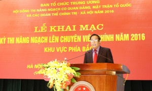 Nét mới thi nâng ngạch cán bộ, công chức cơ quan đảng, mặt trận Tổ quốc và các đoàn thể