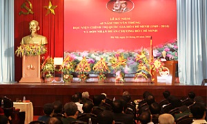 Lễ kỷ niệm 65 năm Học viện Chính trị Quốc gia Hồ Chí Minh và đón nhận Huân chương Hồ Chí Minh