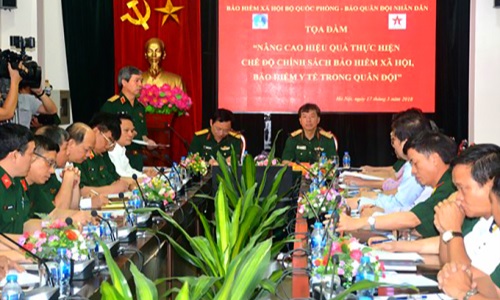 Công tác bảo hiểm xã hội trong Quân đội - Kết quả và kinh nghiệm