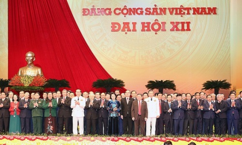 Danh sách Bộ Chính trị, Ban Bí thư và Ủy ban Kiểm tra Trung ương khóa XII