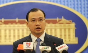 Việt Nam kiên quyết phản đối Trung Quốc thực hiện việc bay thử nghiệm ra sân bay trên đá Chữ Thập thuộc quần đảo Trường Sa