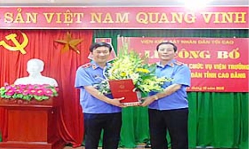 Viện Kiểm sát Nhân dân tối cao luân chuyển cán bộ