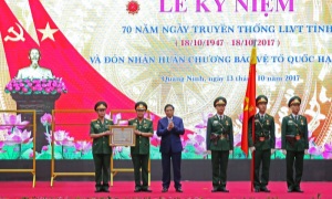 Đồng chí Phạm Minh Chính dự kỷ niệm 70 năm Ngày Truyền thống Lực lượng vũ trang tỉnh Quảng Ninh