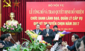 Bộ Nội vụ tổ chức thi tuyển thành công chức danh phó vụ trưởng