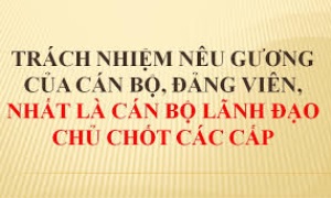 Lãnh đạo nêu gương sáng: Xã tắc bình yên, dân nể phục