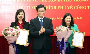 Công bố quyết định về công tác cán bộ tại Bộ Lao động Thương binh và Xã hội