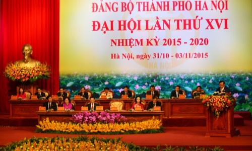 Tổng Bí thư Nguyễn Phú Trọng dự và chỉ đạo Đại hội đại biểu Đảng bộ TP. Hà Nội lần thứ XVI, nhiệm kỳ 2015-2020
