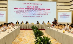 Họp báo công bố dịch vụ thứ 725 trên Cổng Dịch vụ công quốc gia