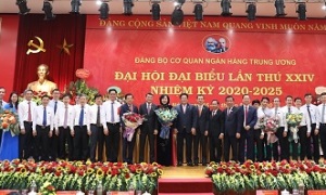 Đại hội đại biểu Đảng bộ cơ quan Ngân hàng Nhà nước lần thứ XXIV, nhiệm kỳ 2020-2025 thành công tốt đẹp