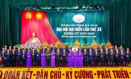 Hà Nam tổ chức đại hội đại biểu đảng bộ cấp tỉnh đầu tiên của cả nước