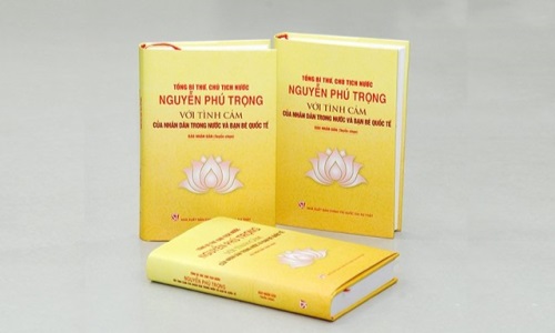 Giới thiệu sách “Tổng Bí thư, Chủ tịch nước Nguyễn Phú Trọng với tình cảm của nhân dân trong nước và bạn bè quốc tế”