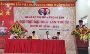 Đảng bộ thị trấn Phong Thổ (huyện Phong Thổ, tỉnh Lai Châu) tổ chức tốt đại hội điểm