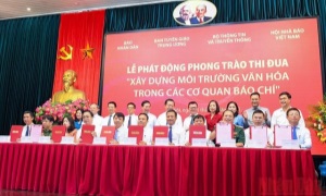 Phát động phong trào thi đua “Xây dựng môi trường văn hóa trong các cơ quan báo chí”